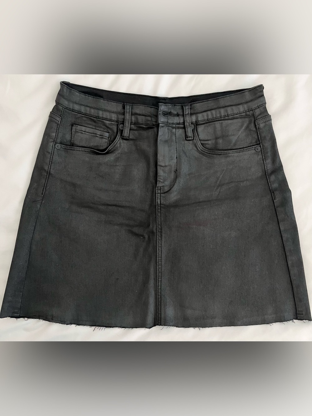 Blank NYC Black Coated Slim Jeans